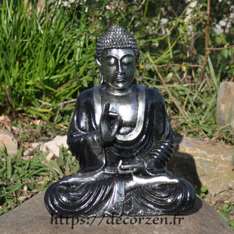 Statuette de Buddha, du Bouda, de Bouddha en résine peinte à la main Statuette de Buddha, du Bouda, de Bouddha en résine peinte à la main
