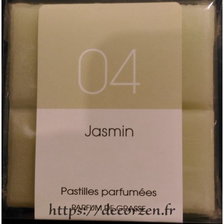 Tablette d'huile de Parfum de Grasse naturelle Jasmin