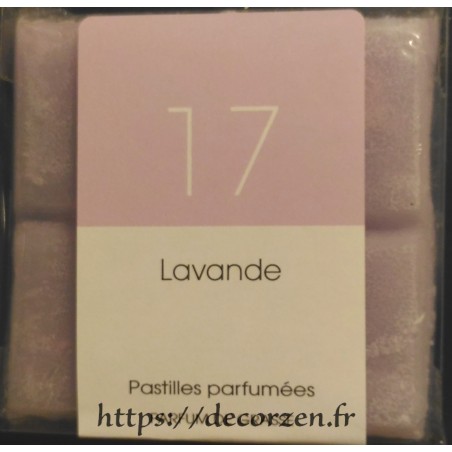 Tablette d'huile naturelle de parfum de Grasse  Lavande