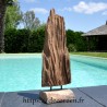 Sculpture marine en bois de teck