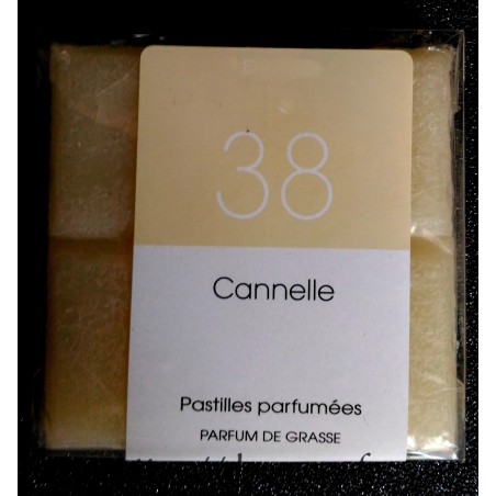 Huile naturelle de parfum de Grasse en tablette "Cannelle"