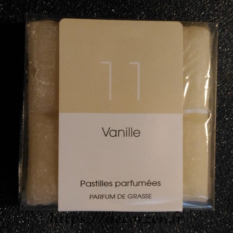 Tablette parfumée Vanille, parfum naturel de Grasse