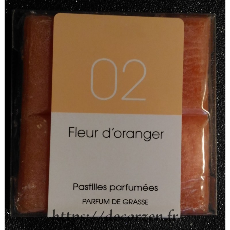 Tablette parfumée Fleur d'oranger, Parfum naturel de Grasse Tablette parfumée Fleur d'oranger, Parfum naturel de Grasse