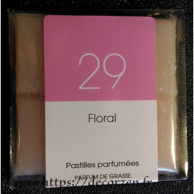 Tablette parfumée Floral, parfum naturel de Grasse Tablette parfumée Floral, parfum naturel de Grasse
