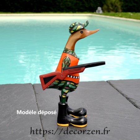 Canard humoristique chasseur