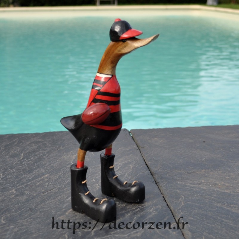 Canard rigolo en bois