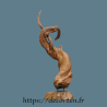 Sculpture marine naturelle en Teck