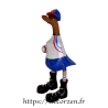 Crazy canard en bois de teck et racine de bambou