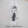 Kit cordon pré-équipé  avec douille E14 noir longueur : 1,5m