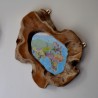 Un superbe miroir rond en bois flotté pour rester proche de la nature
