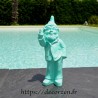 Nain de jardin doigt d'honneur