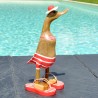 Canard en bois rigolo
