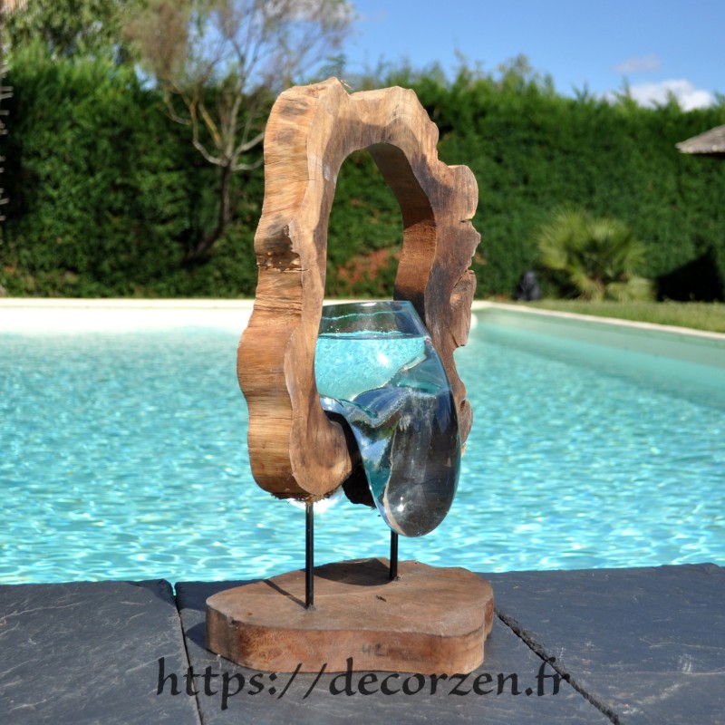 Un splendide aquarium ou bol à punch d'une élégance si raffinée...