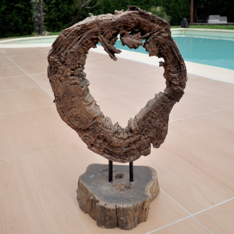Sculpture naturelle en bois