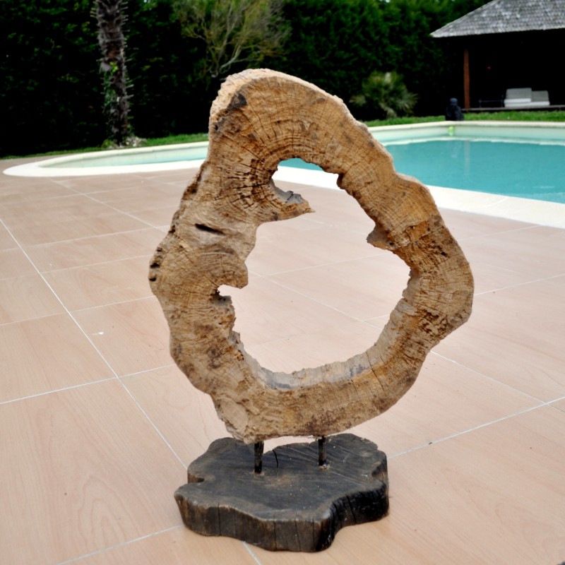 Sculpture naturelle en bois