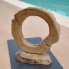 Une superbe sculpture naturelle en bois de teck