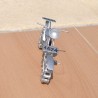 Motos en pièces métalliques et fer recyclé dans le plus pur style déco indust